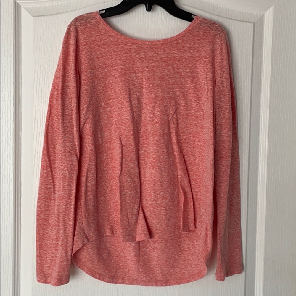 Gap pink long sleeve shirt size S